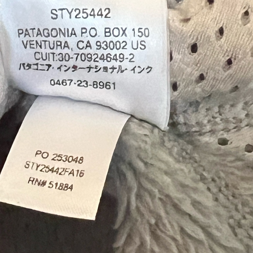 Patagonia Re-Tool Snap-T Polartec Pullover Gray with Blue Ladies Large Outdoors - Picture 7 of 12